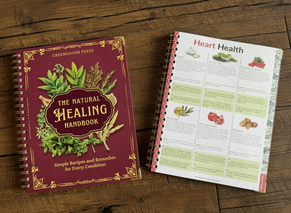 The Natural Healing Handbook and Heart Health guide