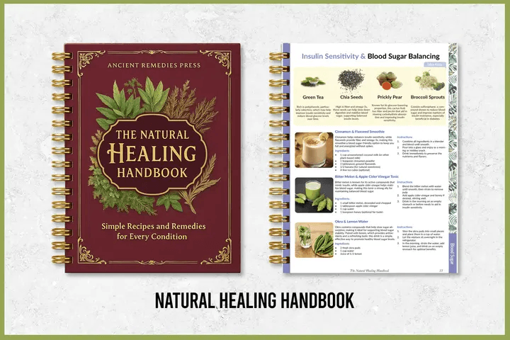 Hands preparing an herbal infusion with jars, herbs, and tools